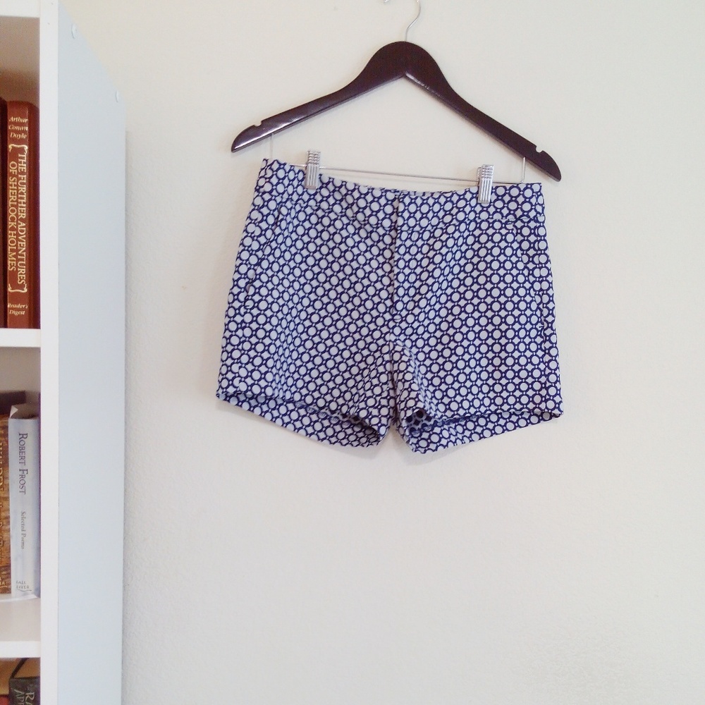 Banana Republic Blue and White Shorts